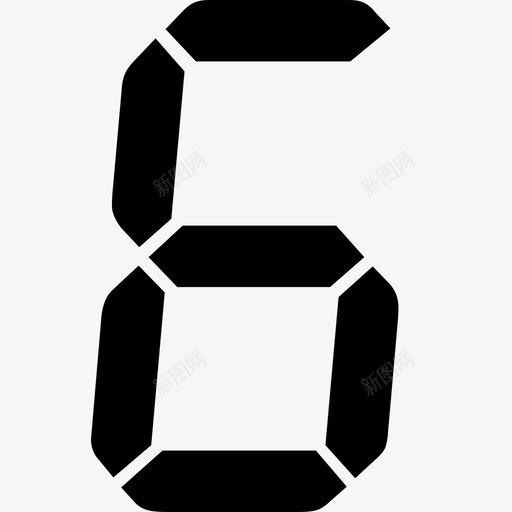 数字6svg_新图网 https://ixintu.com 数字6