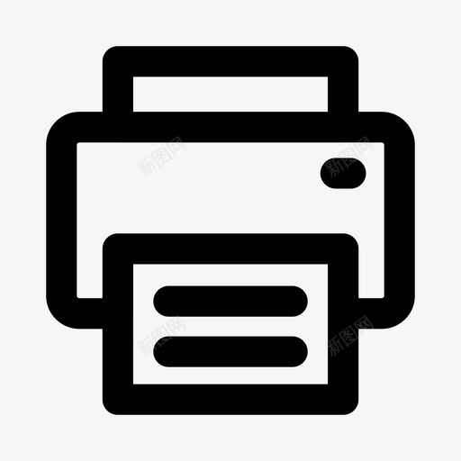 打印机社交信息用户界面图标svg_新图网 https://ixintu.com 打印机 社交信息用户界面