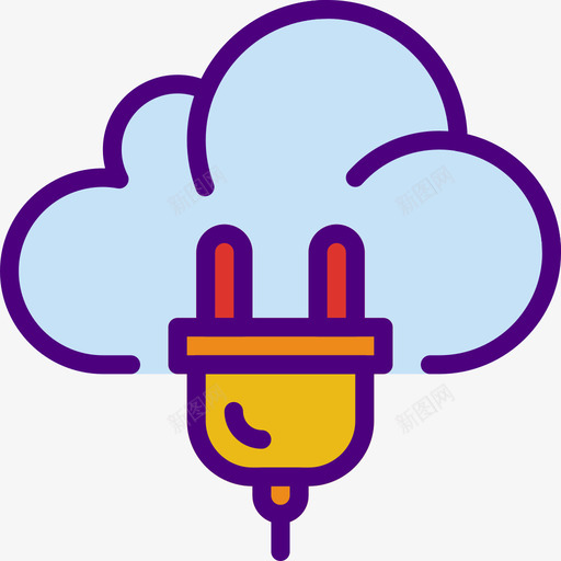 连接通信14线颜色图标svg_新图网 https://ixintu.com 线颜色 连接 通信14
