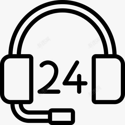 支架技术支持21线性图标svg_新图网 https://ixintu.com 技术支持21 支架 线性