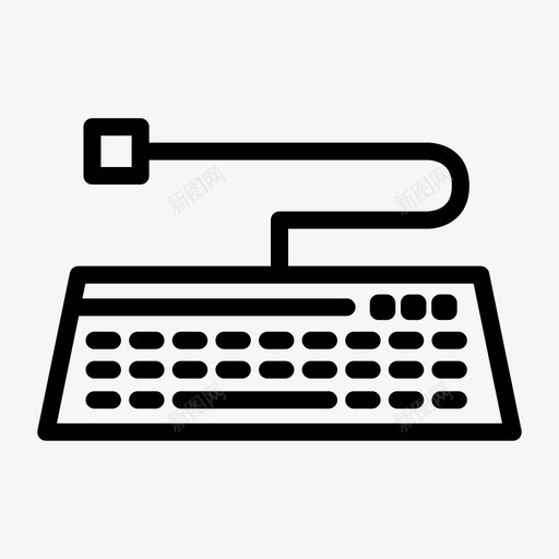 键盘计算机输入图标svg_新图网 https://ixintu.com 文本 计算机 输入 键盘
