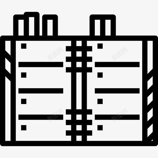 议程通信12线性图标svg_新图网 https://ixintu.com 线性 议程 通信12