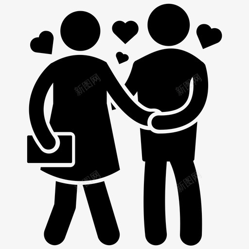 情侣情侣照片情侣求婚图标svg_新图网 https://ixintu.com 婚礼符号 情侣 情侣求婚 情侣照片 浪漫情侣