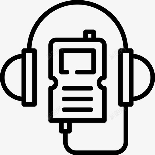 音频指南博物馆29线性图标svg_新图网 https://ixintu.com 博物馆29 线性 音频指南