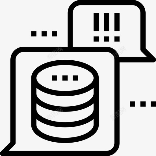 托管网络托管2线性图标svg_新图网 https://ixintu.com 托管 线性 网络托管2