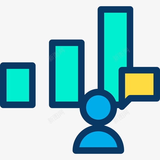 条形图分析3线性颜色图标svg_新图网 https://ixintu.com 分析3 条形图 线性颜色