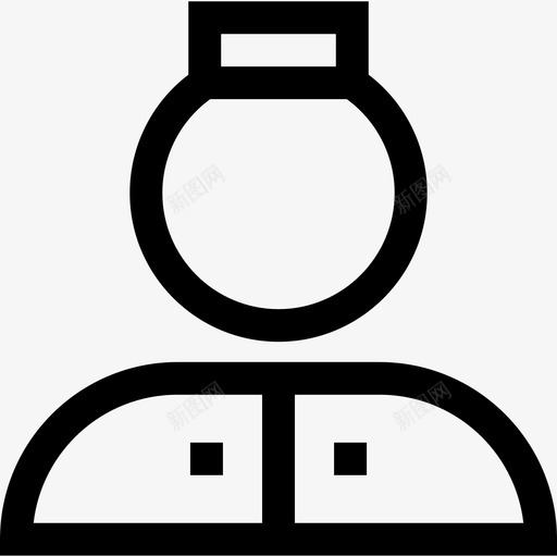94号酒店服务生图标svg_新图网 https://ixintu.com 94号酒店服务生