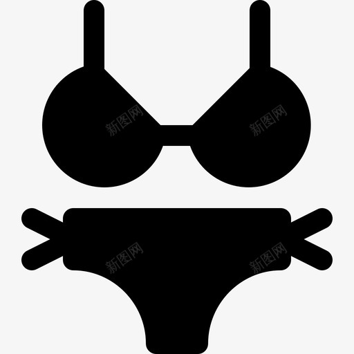比基尼热带6填充图标svg_新图网 https://ixintu.com 填充 比基尼 热带6