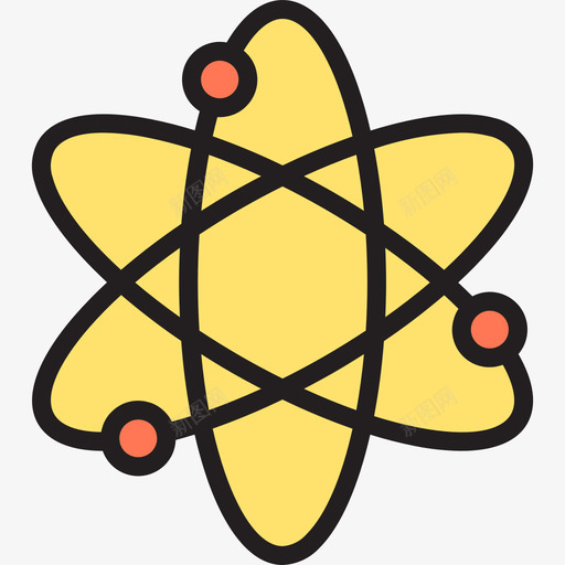 科学33学校线性颜色图标svg_新图网 https://ixintu.com 33学校 科学 线性颜色