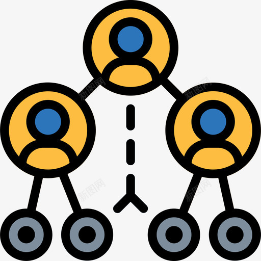 网络办公元素9线性颜色图标svg_新图网 https://ixintu.com 办公元素9 线性颜色 网络