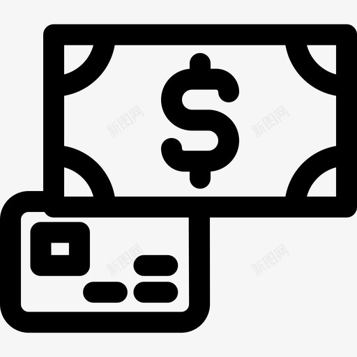 支付企业管理17线性图标svg_新图网 https://ixintu.com 企业管理17 支付 线性