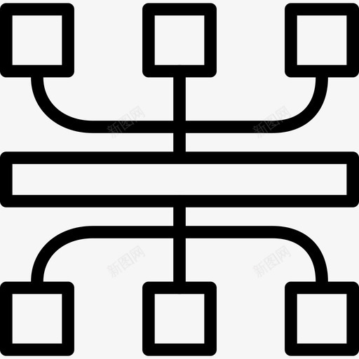 网络商业154线性图标svg_新图网 https://ixintu.com 商业154 线性 网络