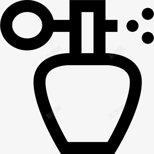 香水爱39轮廓图标svg_新图网 https://ixintu.com 爱39 轮廓 香水