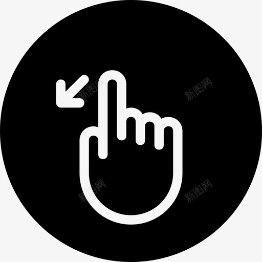 轻触手势设置2填充图标svg_新图网 https://ixintu.com 填充 手势设置2 轻触