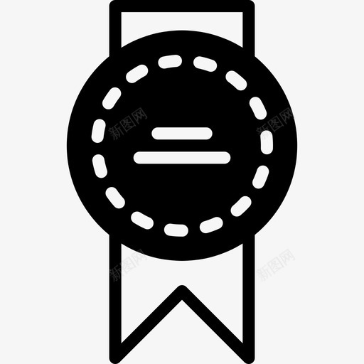 银牌奖励4填充图标svg_新图网 https://ixintu.com 填充 奖励4 银牌