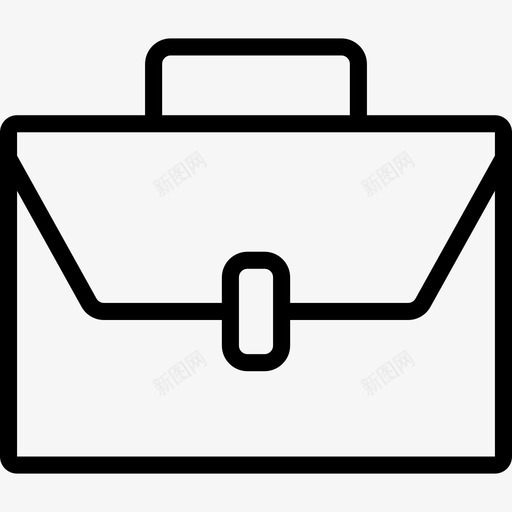 公文包办公用品直管图标svg_新图网 https://ixintu.com 公文包 办公用品 直管