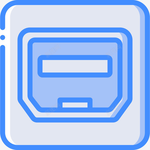 霹雳pc组件4蓝色图标svg_新图网 https://ixintu.com pc组件4 蓝色 霹雳