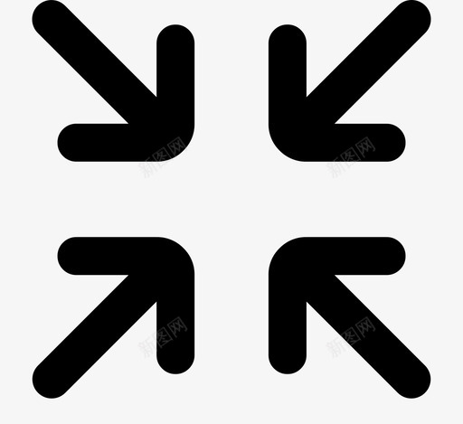 收回全屏svg_新图网 https://ixintu.com 收回全屏