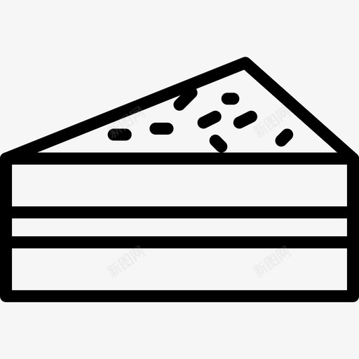 蛋糕食品88直系图标svg_新图网 https://ixintu.com 直系 蛋糕 食品88