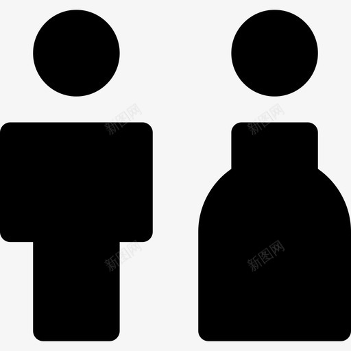 新娘婚礼64号已填充图标svg_新图网 https://ixintu.com 婚礼64号 已填充 新娘