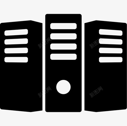 机房svg_新图网 https://ixintu.com 机房 线性 多色