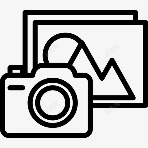 照片旅行82直线图标svg_新图网 https://ixintu.com 旅行82 照片 直线
