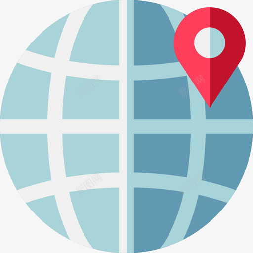世界地图导航和地图4平面图图标svg_新图网 https://ixintu.com 世界地图 导航和地图4 平面图