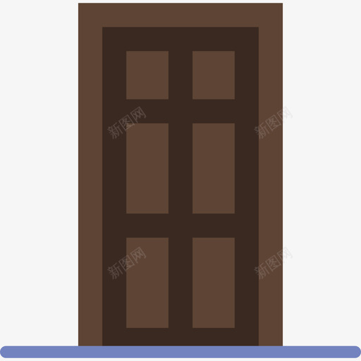 门家具和家居5平的图标svg_新图网 https://ixintu.com 家具和家居5 平的 门