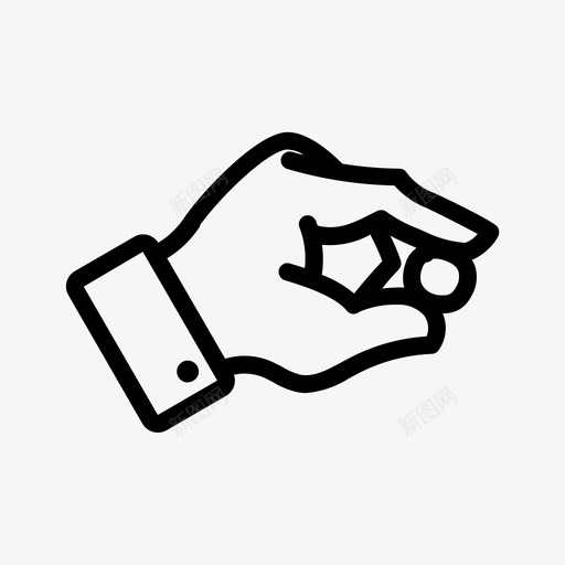 拿起手指手图标svg_新图网 https://ixintu.com 小 手 手指 手指手线第一卷 拿起