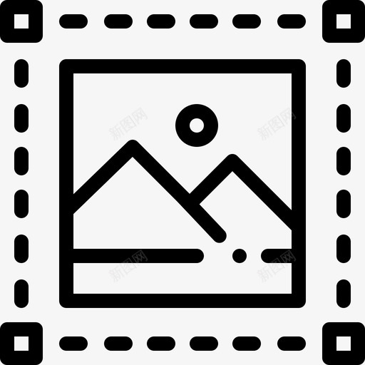 图像平面23线性图标svg_新图网 https://ixintu.com 图像 平面设计23 线性
