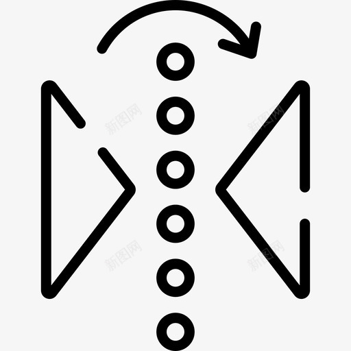 反射图形工具2线性图标svg_新图网 https://ixintu.com 反射 图形工具2 线性