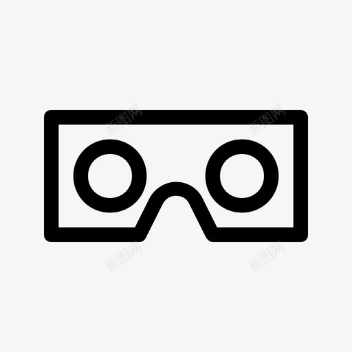 虚拟显示媒体图标svg_新图网 https://ixintu.com 媒体 屏幕 显示 虚拟 虚拟现实 视频和音乐播放器