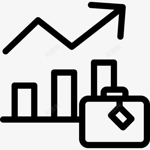 饼图分析4线性图标svg_新图网 https://ixintu.com 分析4 线性 饼图