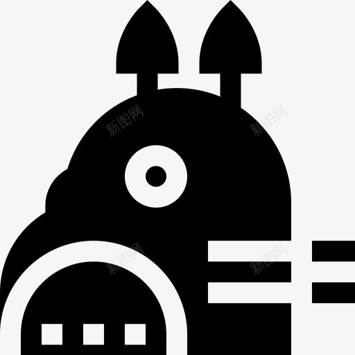 吉卜力工作室电影和电视标识3填充图标svg_新图网 https://ixintu.com 吉卜力工作室 填充 电影和电视标识3