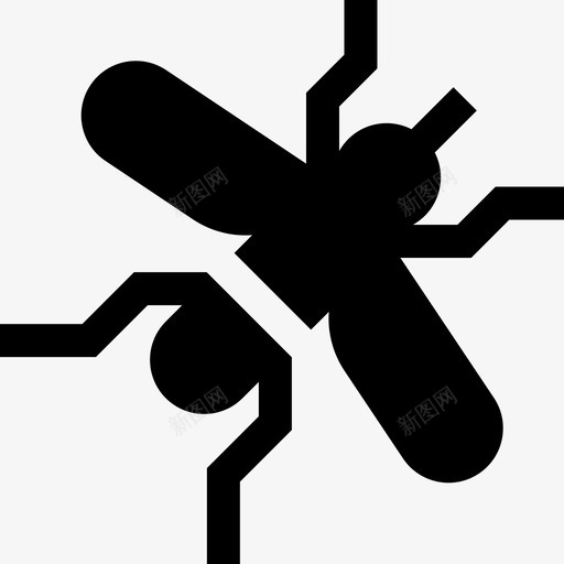 蚊子昆虫16充满图标svg_新图网 https://ixintu.com 充满 昆虫16 蚊子