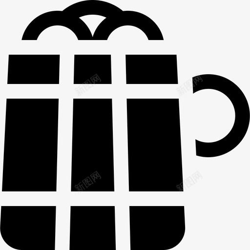 啤酒啤酒6加满图标svg_新图网 https://ixintu.com 加满 啤酒 啤酒6