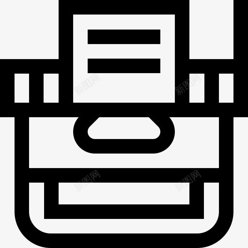 打字机众筹3线性图标svg_新图网 https://ixintu.com 众筹3 打字机 线性