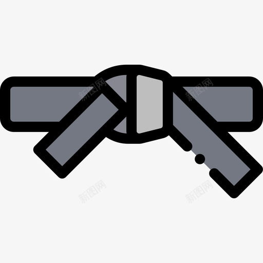 腰带武学11线条颜色图标svg_新图网 https://ixintu.com 武学11 线条颜色 腰带