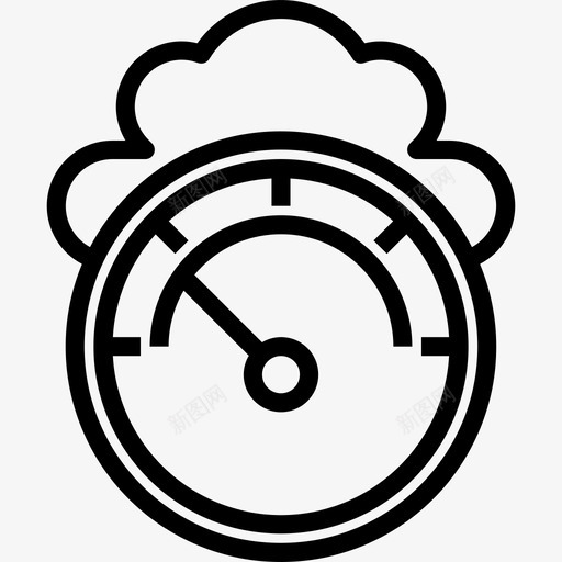 云浏览器和接口4线性图标svg_新图网 https://ixintu.com 云 浏览器和接口4 线性
