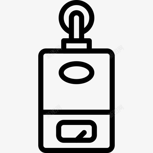 热水器家具和家用8线性图标svg_新图网 https://ixintu.com 家具和家用8 热水器 线性