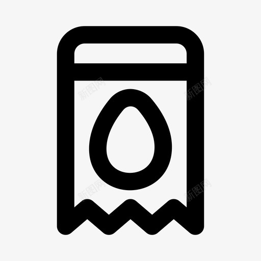 复活节基督教彩蛋图标svg_新图网 https://ixintu.com 基督教 复活节 复活节图标 彩带 彩蛋 标签