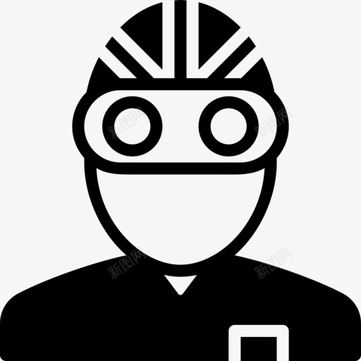 Ar眼镜虚拟现实8填充图标svg_新图网 https://ixintu.com Ar眼镜 填充 虚拟现实8