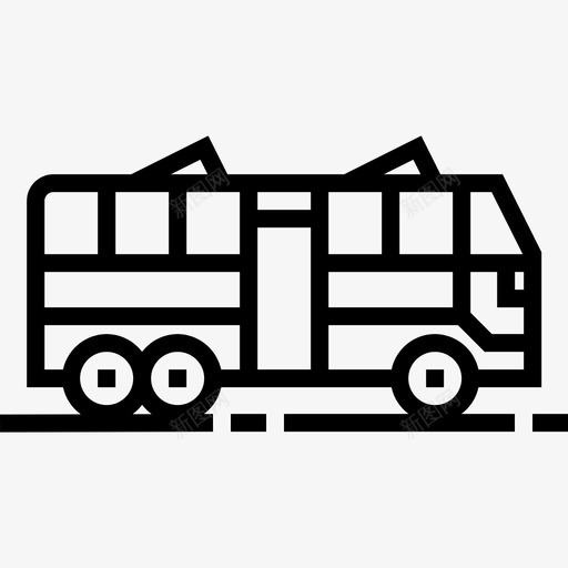 公交48路直达图标svg_新图网 https://ixintu.com 48路 公交 直达