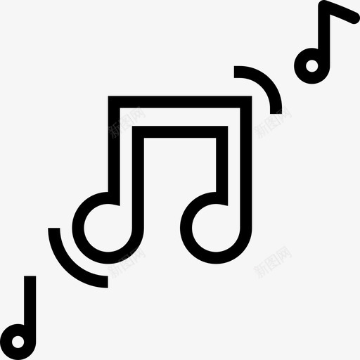 音乐生日派对17直系图标svg_新图网 https://ixintu.com 生日派对17 直系 音乐