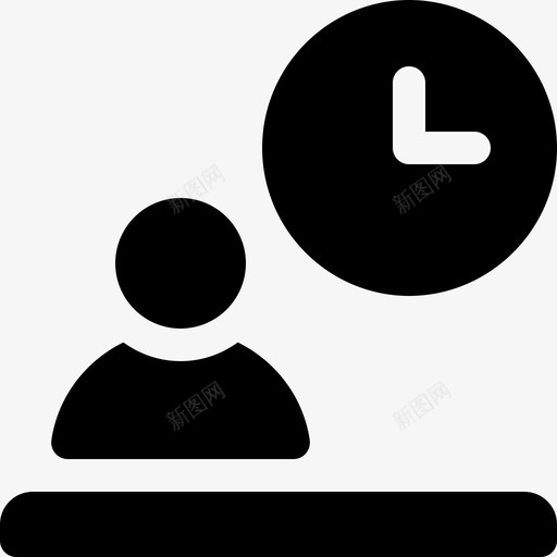 雇员雇用3已填充图标svg_新图网 https://ixintu.com 已填充 雇员 雇用3
