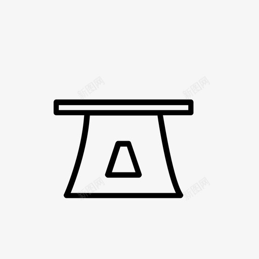 站字母表埃及图标svg_新图网 https://ixintu.com 埃及 字母表 站 象形文字