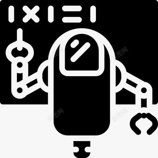 教学人工智能23填充图标svg_新图网 https://ixintu.com 人工智能23 填充 教学