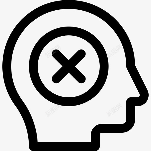 失败人类思维5其他图标svg_新图网 https://ixintu.com 人类思维5 其他 失败