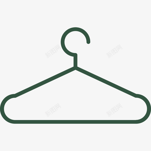 衣架衣服49线性颜色图标svg_新图网 https://ixintu.com 线性颜色 衣服49 衣架