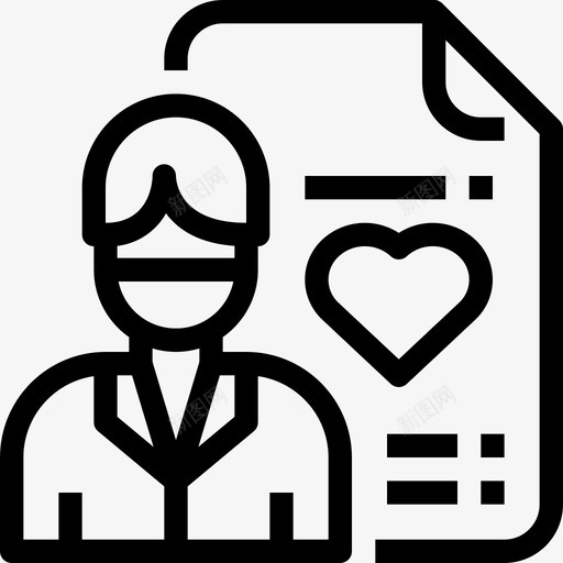 医生医疗保健2直系图标svg_新图网 https://ixintu.com 医生 医疗保健2 直系